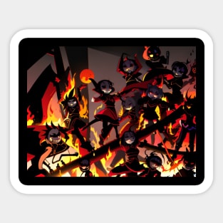 Little demon ninjas Sticker